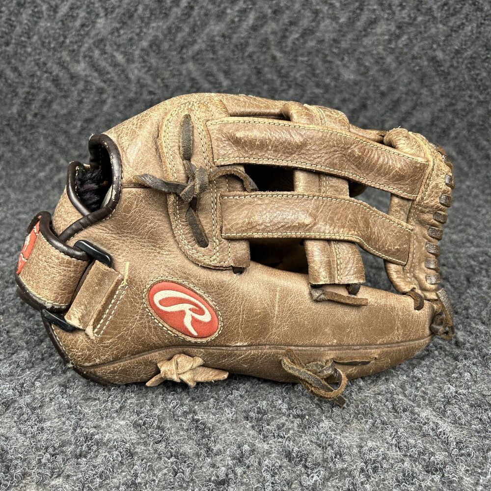 Rawlings Baseball Softball Glove P130HFL 13inch Mitt Brown Leather RHT